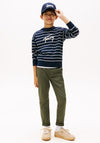 Tommy Hilfiger Boys Slim Fit Chino, Green