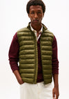 Tommy Hilfiger Packable Padded Gilet, Khaki Green
