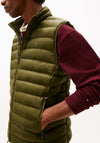 Tommy Hilfiger Packable Padded Gilet, Khaki Green