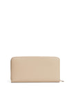 Tommy Hilfiger Large Icon Zip Around Wallet, Warm Beige