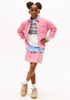 Tommy Hilfiger Girl Long Sleeve Corduroy Overshirt, Pink