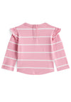 Tommy Hilfiger Baby Girl Long Sleeve Stripe Top, Pink