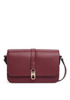 Tommy Hilfiger TH Libre Flap Over Crossbody Bag, Wine