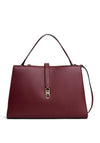 Tommy Hilfiger TH Monogram Crossbody Satchel, Wine
