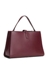 Tommy Hilfiger TH Monogram Crossbody Satchel, Wine