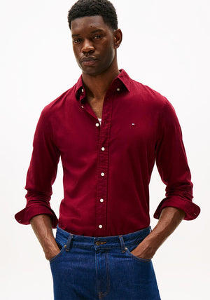 Tommy Hilfiger Flex Flannel Shirt, Deep Wine