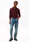Tommy Hilfiger 1985 Long Sleeve Polo Shirt, Wine