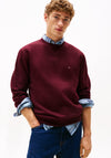 Tommy Hilfiger Essential Logo Pullover Sweatshirt, Deep Burgundy