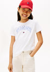 Tommy Hilfiger Girl Branding Short Sleeve Tee, White