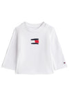 Tommy Hilfiger Baby Girl Long Sleeve Top, White