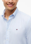 Tommy Hilfiger Flex Poplin Stripe Shirt, Sweet Blue