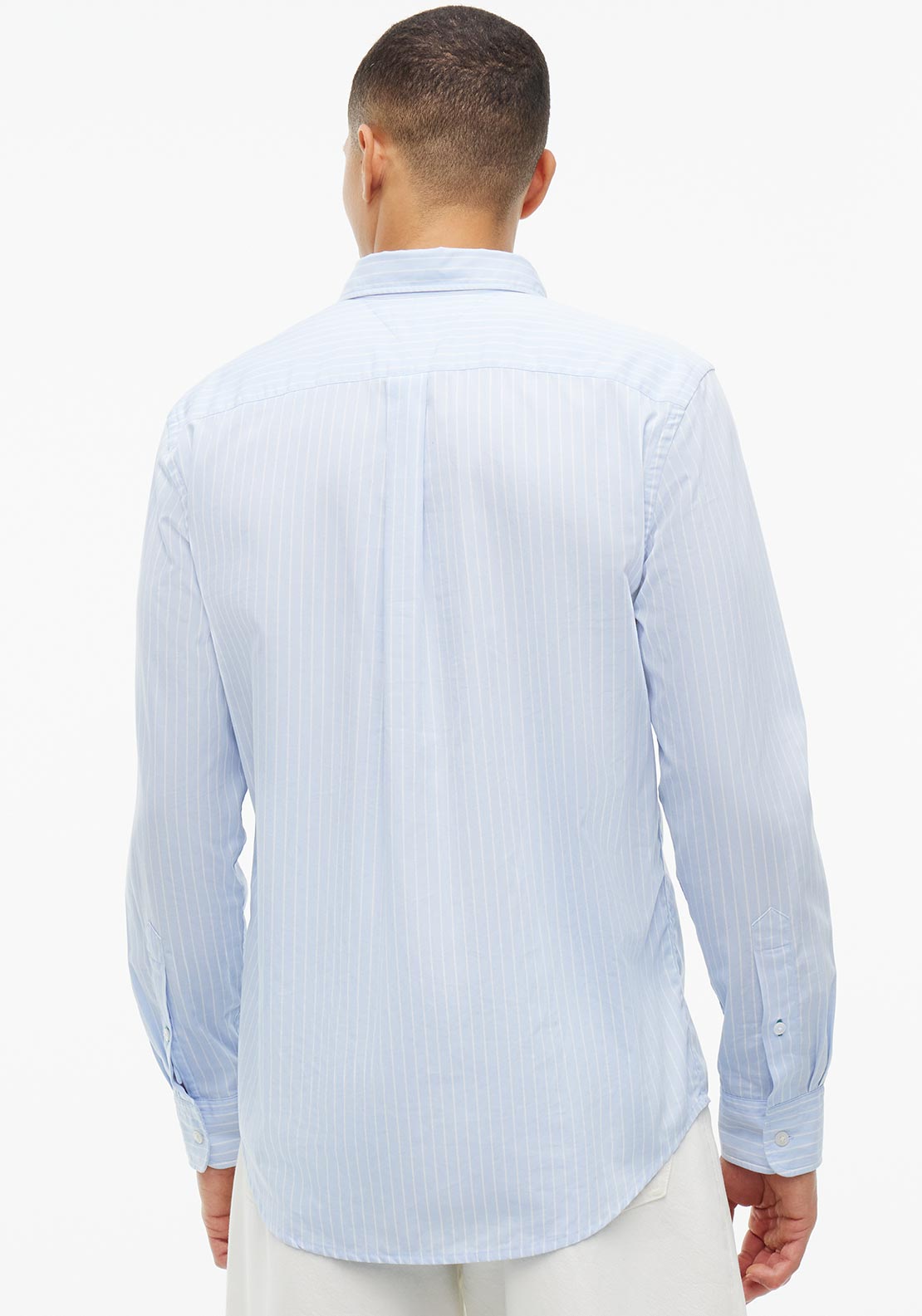 Tommy Hilfiger Flex Poplin Stripe Shirt, Sweet Blue