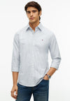 Tommy Hilfiger Heritage Stripe Shirt, Hunter Green & White