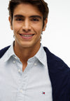 Tommy Hilfiger Heritage Stripe Shirt, Hunter Green & White