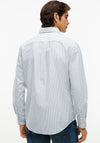 Tommy Hilfiger Heritage Stripe Shirt, Hunter Green & White