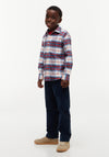 Tommy Hilfiger Boy Check Long Sleeve Shirt, Blue Multi