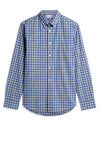 Tommy Hilfiger Flex Poplin Tartan Shirt, Ancient Blue Multi