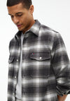 Tommy Hilfiger Flannel Check Overshirt, Dark Grey Heather Multi