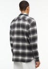 Tommy Hilfiger Flannel Check Overshirt, Dark Grey Heather Multi