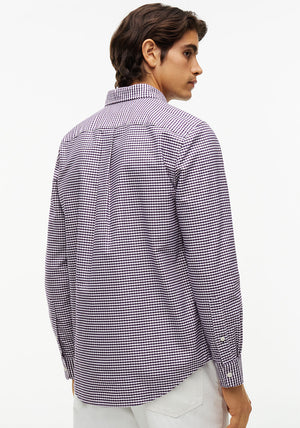 Tommy Hilfiger Gingham Oxford Shirt, Purple Saphire