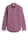 Tommy Hilfiger Flex Poplin Tartan Shirt, Medium Red Multi