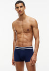 Tommy Hilfiger 3 Pack Signature Logo Waistband Trunks, Red Multi