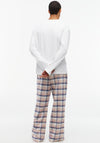 Tommy Hifliger Long Sleeve Terry Pyjama Set, White Multi