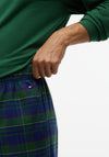 Tommy Hifliger Flannel Check Pyjama Set, Deep Green