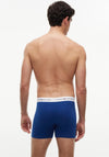 Tommy Hilfiger 3 Pack Signature Logo Cotton Boxer Briefs, Green Multi