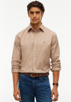 Tommy Hilfiger Flex Flannel Shirt, Taupe