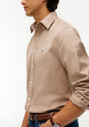 Tommy Hilfiger Flex Flannel Shirt, Taupe