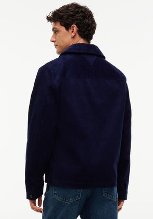 Tommy Hilfiger Relaxed Fit Corduroy Chore Overshirt, Imperial Navy