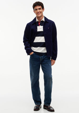 Tommy Hilfiger Relaxed Fit Corduroy Chore Overshirt, Imperial Navy