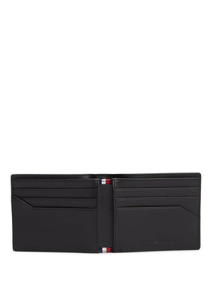 Tommy Hilfiger Business Leather Bifold Wallet, Black