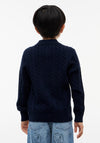 Tommy Hilfiger Boy Cable Knit Jumper, Navy