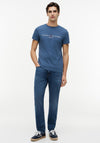 Tommy Hilfiger Logo T-Shirt, Petrol Blue