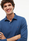 Tommy Hilfiger 1985 Long Sleeve Polo Shirt, Aegean Sea Blue