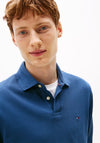 Tommy Hilfiger 1985 Long Sleeve Polo Shirt, Aegean Sea Blue