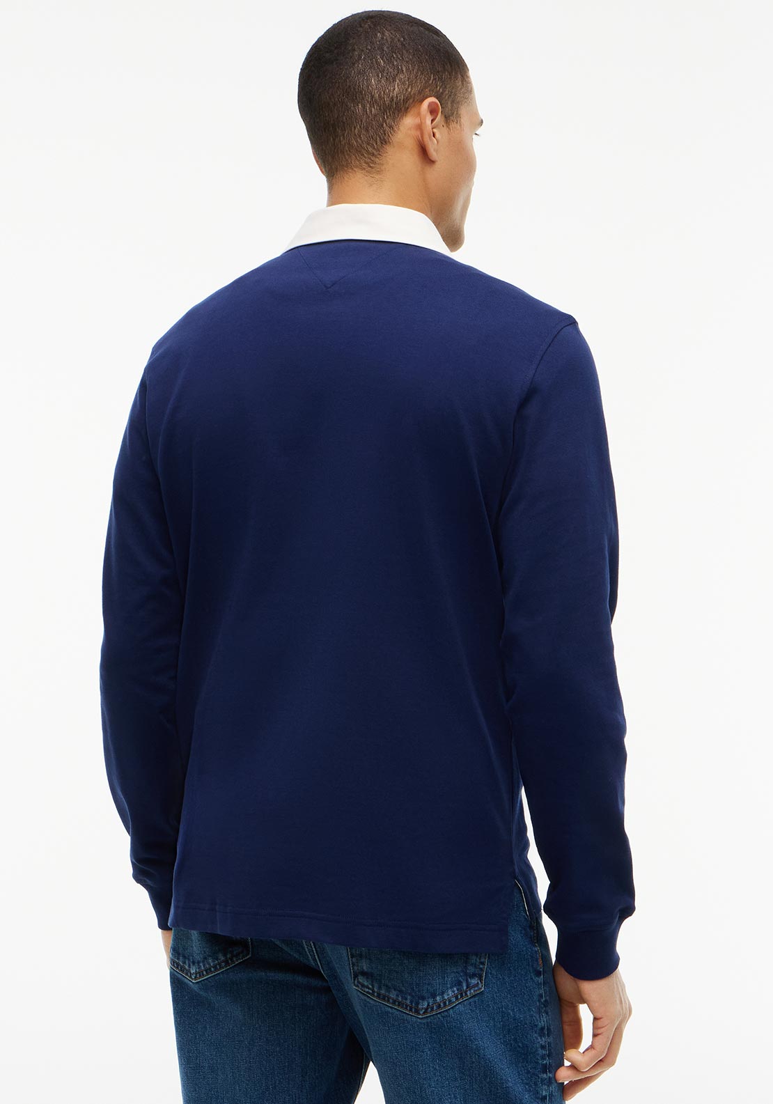 Tommy Hilfiger Essential Solid Rugby Shirt, Navy