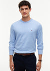Tommy Hilfiger Crew Neck Cashmere Blend Sweater, Vessel Blue Heather