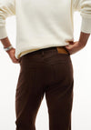 Tommy Hilfiger Denton Slim Straight Leg Jeans, Dark Coffee Brown