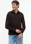 Tommy Hilfiger 1985 Long Sleeve Polo Shirt, Chocolate Brown