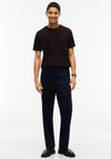 Tommy Hilfiger Crew Neck Embroidered Flag T-Shirt, Chocolate Brown