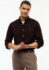 Tommy Hilfiger Flex Flannel Shirt, Chocolate Brown