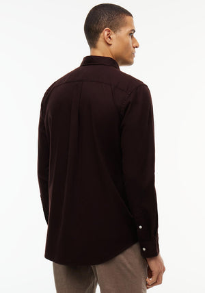Tommy Hilfiger Flex Flannel Shirt, Chocolate Brown
