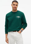 Tommy Hilfiger 1995 Logo Terry Crew Neck Sweatshirt, Ornamental Green