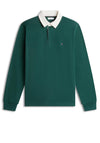 Tommy Hilfiger Essential Solid Rugby Shirt, Ornamental Green