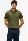 Tommy Hilfiger Liquid Cotton Stripe Polo Shirt, Huntsman Green