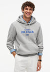 Tommy Hilfiger Logo Hoodie, Light Grey Heather