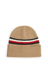 Tommy Hilfiger Global Stripe Wool Blend Beanie, Beige